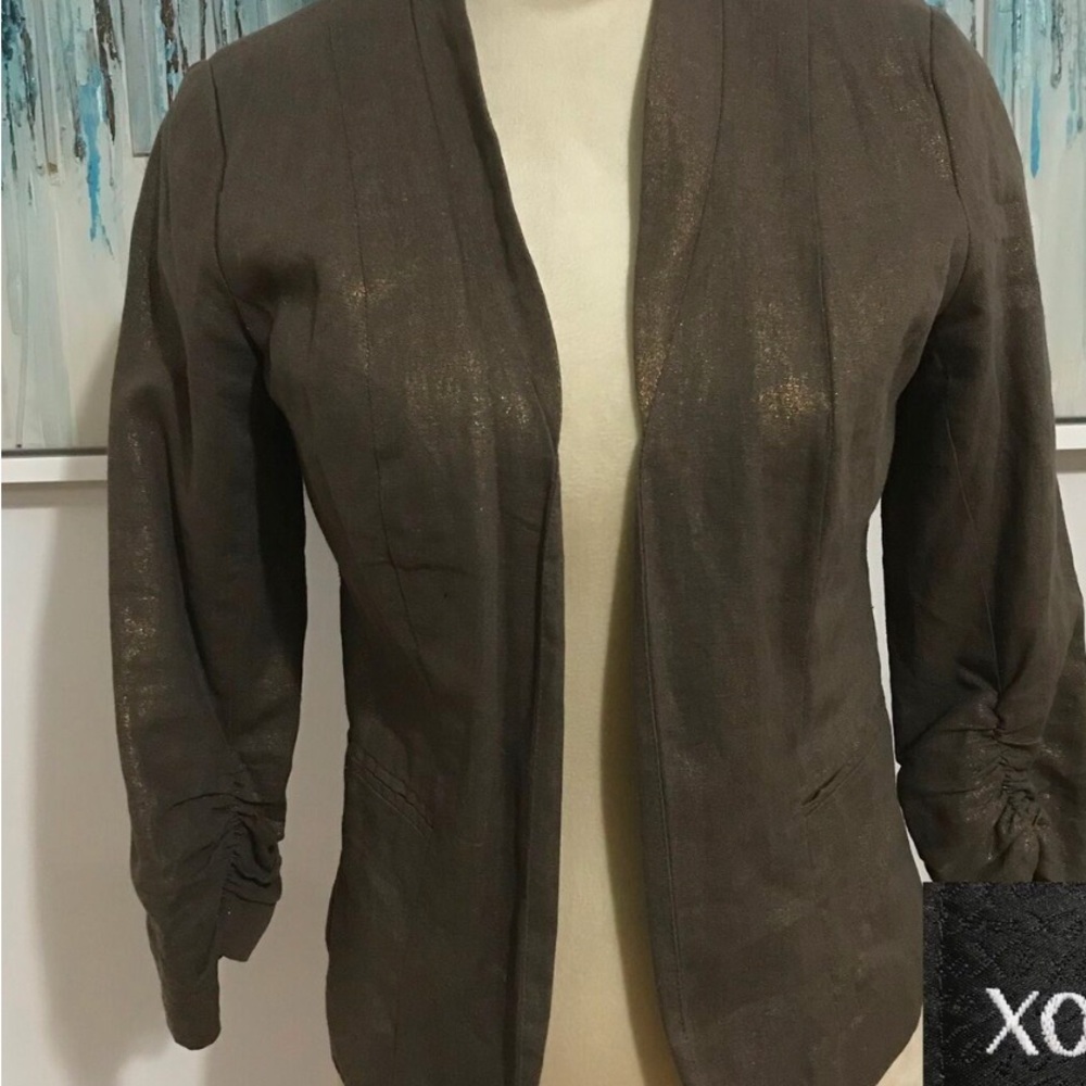 XOXO Women’s Blazer Metallic Size S